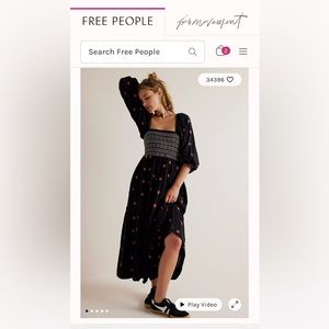 Free People Dahlia Dress size M